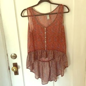 American Rag Transparent Top